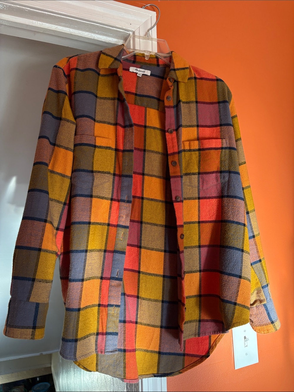 Madewell Multi-Color Plaid Flannel Size XS